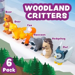Tub Works® Woodland Animals Watertight 3 inches x 3 x 4 inches, Brown