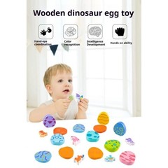 Wooden Shape Block Jigsaw Puzzle Sorting Montessori Educational Games Art