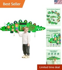 Vibrant Montessori Dinosaur Sensory Board – Creative Play for Ages 3-12