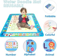 Mess Free Magic Water Drawing Board, Reusable Painting & Writing Mat, Education