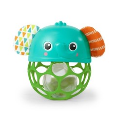 Bright Starts Oball Easy Grasp Classic Ball BPA-Free Infant Toy in Red, Yellow,B
