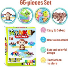 Monkey Scale Balance Counting Toys Math Games STEM Preschool Educational Toys…