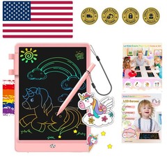 LCD Writing Tablet, 10 Inch Doodle Board Toys Gifts for 3-8 Old Girls Boys, …