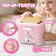 Pretend Play Kitchen Accessories Toys Set for Kids Age 3+ Year Old | Blender;…