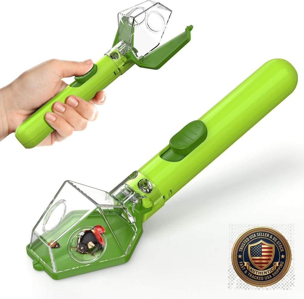 Bug Catcher Kit for Kids with 6X Magnifier Glass STEM Educational Toy