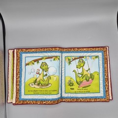 ‘A Jungle Story’ Soft, Washable, Cloth Book for Baby / Toddler Handcrafted