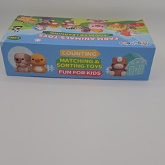Learning Toy for Toddlers 12 Month, 10 Farm Animal Toys & 10 Barns