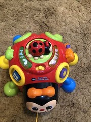 Vtech Crazy Legs Learning Bugs Lady Bug Educational Toy Singing Talking Lights