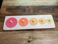 Lovevery Graduated Circle of Friends Peek A Boo Puzzle Babbler Kit COMPLETE