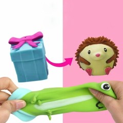 Lovely Reversible Animal Trick Props Vent Toy Cartoon Sensory Kids Girl Hand Toy