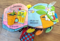 Soft Play Ladybug Baby Story Book Developmental Crinkle Plush Stuffed Toy
