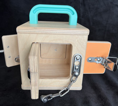 Lovevery Lock Box Cube Toy With Latches