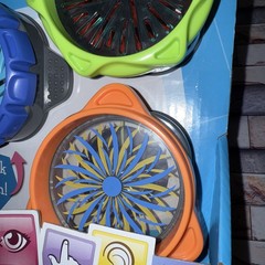 Fisher Price Sensory Bright Spinnyscopes for Ages 3 Pieces Blue Green Orange