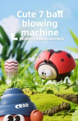 Funny Ladybug Floating Ball Cute Crab Whale Floating Ball Electric Toys Early