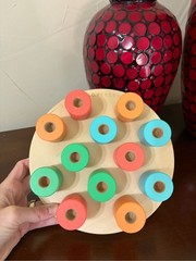 Lovevery Wooden Stacking Pegboard