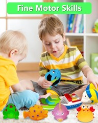 Bath Toys for Kids Ages 1-3 – Christmas Stocking Stuffers – Birthday Small
