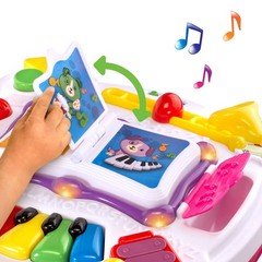 LeapFrog Learn and Groove Musical Table Pink Electronic Learning Toy for Kids