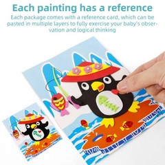 20pcs DIY 3D Stickers Stick-on for Early Learning Educational Puzzle Toy USA