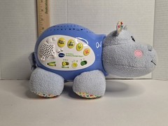 Vtech Lil Critters Soothing Starlight Hippo Baby Toy Story Time Light Up Working