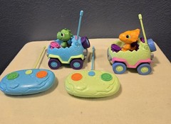 MindSprout Dino Chasers Set of 2 Remote Control Car for Toddler, Kids Toys EUC!