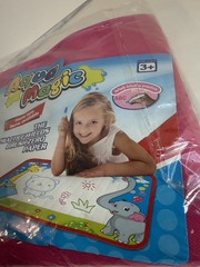 Aqua Magic Water Drawing Mat 34×22.5” Reusable Kids Educational Learning Toy New