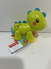 Fisher Price Paradise Pals Dino Clicker Pal Baby Toddler Toy Green Dinosaur NEW