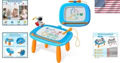Light Blue Magnetic Drawing Board – Educational Toddler Toy