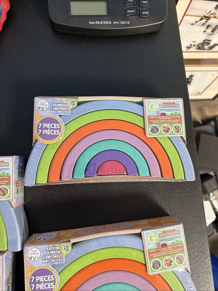 Roo Crew Create Imagine Rainbow Stacker Set Building Toy NEW X1