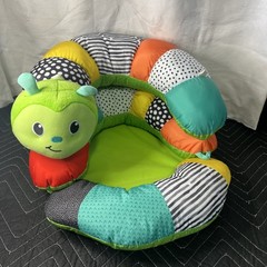 Infantino Prop-A-Pillar Tummy Time & Seated Support Pillow – Green Caterpillar