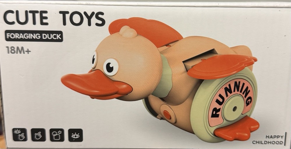 FEELGUY Crawling Duck, Sensory Tummy Time Toys, Pink, NWT Brand: FEELGUY Color: