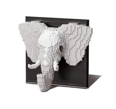 Wall Art Elephant Building Blocks Set; A Wall Decor Set for Adults Who Love C…
