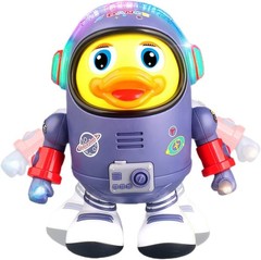 Dancing Space Duck Toy – Interactive Musical Robot with LED Lights Music