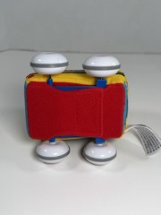 Melissa Doug Pull Back Vehicles Soft Baby Toy Car Lot of 2 Firetruck School Bus
