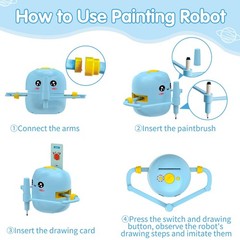Drawing Robot for Kids, Interactive Educational Drawing Robot with Voice Inte…