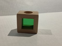 Kiwi Panda Crate Rainbow Puzzle Replacement Piece Green Square Montessori