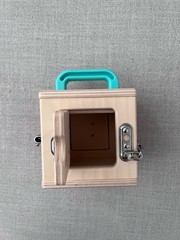 LOVEVERY Wooden Lock Box Latches The Realist Box Montessori Learning Toy