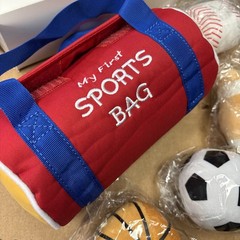 My First Sports Bag Toy Set – Soft Plush Sports Balls for Babies & Toddlers, New