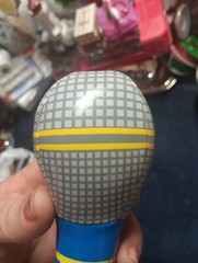 Lakeshore Stuffed Play Toy Microphone Softy 9″ X 3″ Blue Grey Yellow