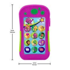 Barney Phone Musical Toddler Toy with Lights Multilanguage