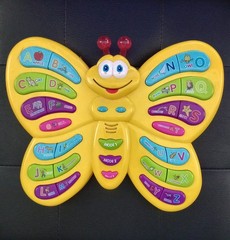 Preschool ABC Learning Toy, Interactive Educational Butterfly Toy for Toddler
