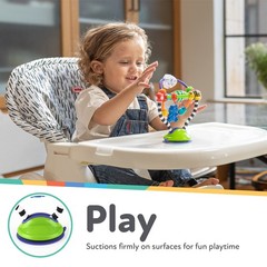 Nuby Silly Spinwheel Toy with Suction Base – 1 Count (Pack of 1), Multicolor