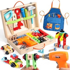 Kids Tool Set with Drill, Educational Montessori Toys for 3 Old Boys 44 Pcs …