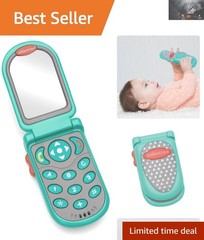 Interactive Flip and Peek Phone for Babies: Spanish & English, Peek-a-Boo Fun
