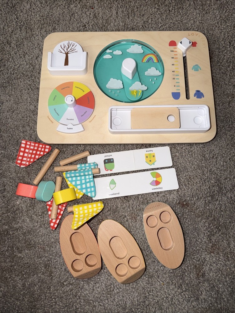 Lovevery Plan Ahead Weather Board Observer Play Kit Missing Seasons @ Boats J5