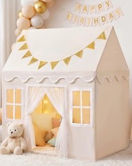 Kids Play Tent with Mat Princess Playhouse for Boy Girls, Toddler Tent Indoor…