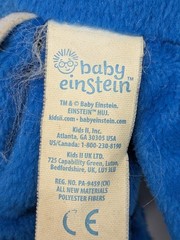 Baby Einstein Blue Octopus Activity Toy Red Ring Mirror Red Orange Attach Link
