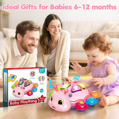 Baby Crawling Toys for 6-12 Months, Musical Toys for Infants 7 8 9 10 11 Months,
