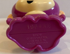 Fisher Price Mattel Laugh & Learn Purple Monkey Plastic Rattle Figure 2013
