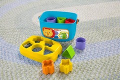 Colorful Baby First Blocks Sorting Toy for Toddlers Ages 6 Plus