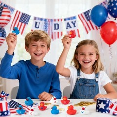 Patriotic Mini Rubber Ducks – 60Pcs 4th of July 250th Anniversary American Ducky
